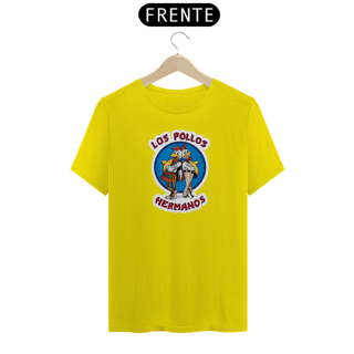 Nome do produtoCamiseta Los Pollos Hermanos Amarela, Branca, Preta e Cinza - Breaking Bad