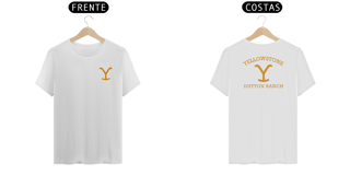 Nome do produtoCamiseta Yellowstone  Feminina e Masculina - Dutton Ranch 