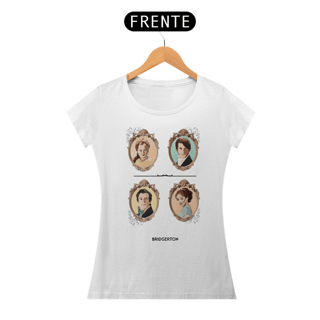Nome do produtoCamiseta Bridgerton Feminina - Penélope, Anthony, Benedict e Daphne