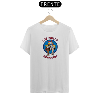 Nome do produtoCamiseta Los Pollos Hermanos Amarela, Branca, Preta e Cinza - Breaking Bad