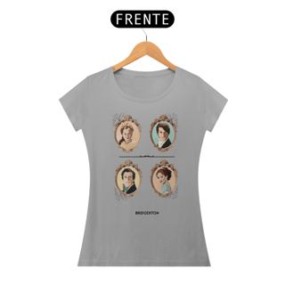 Nome do produtoCamiseta Bridgerton Feminina - Penélope, Anthony, Benedict e Daphne