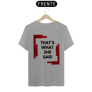 Nome do produtoCamiseta That