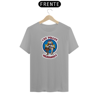 Nome do produtoCamiseta Los Pollos Hermanos Amarela, Branca, Preta e Cinza - Breaking Bad