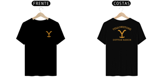 Nome do produtoCamiseta Yellowstone  Feminina e Masculina - Dutton Ranch 
