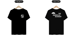 Nome do produtoCamiseta The Umbrella Academy Feminina e Masculina - Frente e Costas