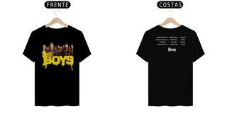 Nome do produtoCamiseta The Boys Feminina e Masculina - Frente e Costas