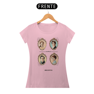 Nome do produtoCamiseta Bridgerton Feminina - Penélope, Anthony, Benedict e Daphne