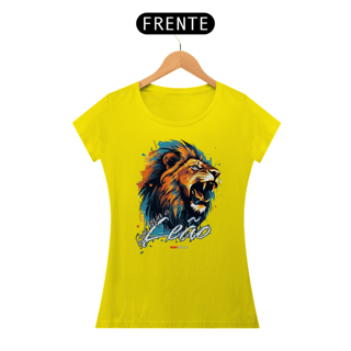 Nome do produto Série “Que Ruja o Leão” – A Força do Rei - Camiseta Feminina