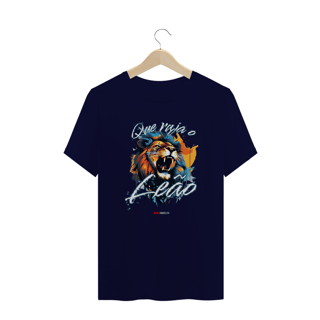Nome do produto Série “Que Ruja o Leão” – A Voz da Vitória - Camiseta Plus Size
