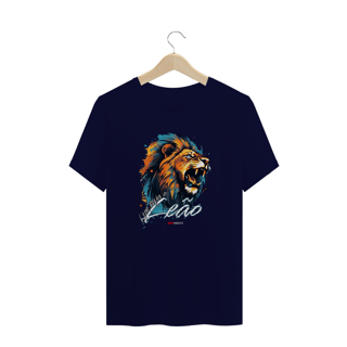 Nome do produto Série “Que Ruja o Leão” – A Força do Rei - Camiseta Plus Size