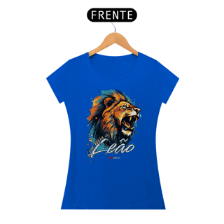 Nome do produto Série “Que Ruja o Leão” – A Força do Rei - Camiseta Feminina