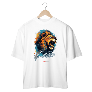 Nome do produto Série “Que Ruja o Leão” – A Força do Rei - Camiseta Oversized 
