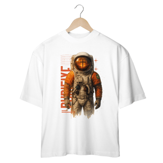 Nome do produto Entre Mundos, Uma Missão - Purifixe - Camiseta Oversized