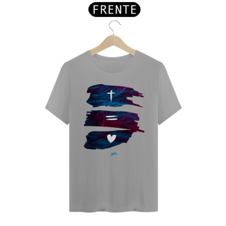 Nome do produto Cruz = Amor - Purifixe - Camiseta Unissex