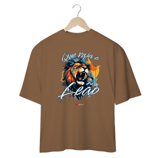 Nome do produto Série “Que Ruja o Leão” – A Voz da Vitória - Camiseta Oversized
