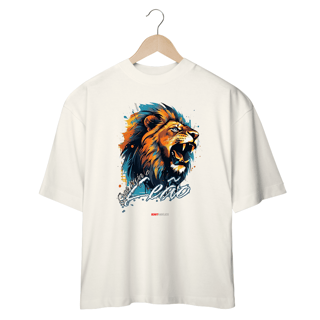 Nome do produto Série “Que Ruja o Leão” – A Força do Rei - Camiseta Oversized 