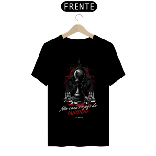 Nome do produto Não caia no jogo do inimigo - Camiseta Unissex