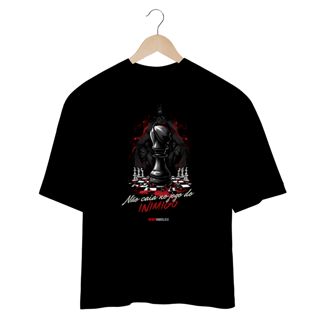 Nome do produto Não caia no jogo do inimigo - Camiseta Oversized