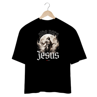 Nome do produto Olhe para Jesus - Camiseta Oversized 