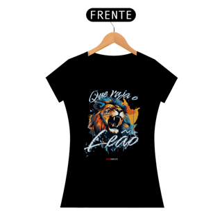 Nome do produto Série “Que Ruja o Leão” – A Voz da Vitória - Camiseta Feminina