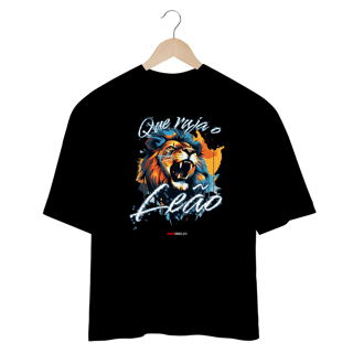 Nome do produto Série “Que Ruja o Leão” – A Voz da Vitória - Camiseta Oversized