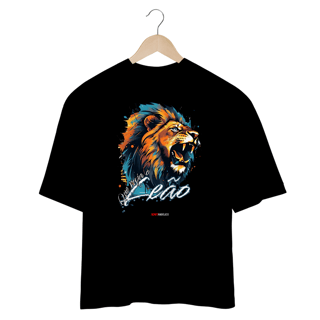 Nome do produto Série “Que Ruja o Leão” – A Força do Rei - Camiseta Oversized 