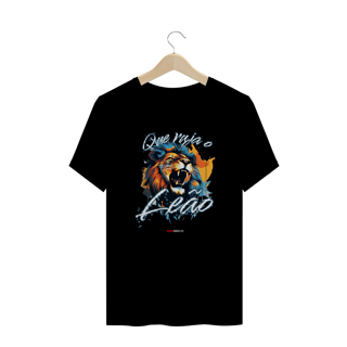 Nome do produto Série “Que Ruja o Leão” – A Voz da Vitória - Camiseta Plus Size