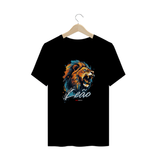 Nome do produto Série “Que Ruja o Leão” – A Força do Rei - Camiseta Plus Size