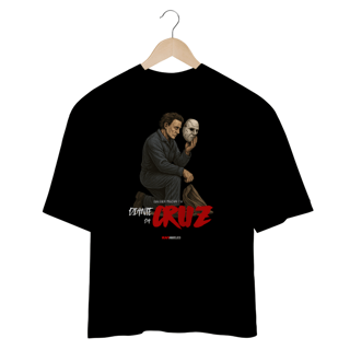 Nome do produto Diante da Cruz – Toda Máscara Cai - Camiseta Oversized 
