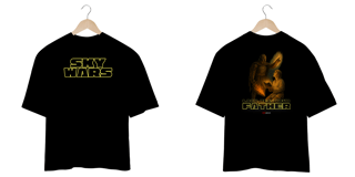 Nome do produto He Is Your Father - Sky Wars - Camiseta Oversized - Frente e Costas