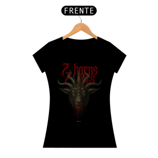 Nome do produto 7 Horns | 7 Eyes – O Cordeiro é Digno - Projeto Chara - Camiseta Feminina
