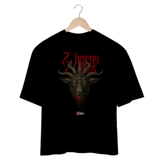 Nome do produto 7 Horns | 7 Eyes – O Cordeiro é Digno - Projeto Chara - Camiseta Oversized