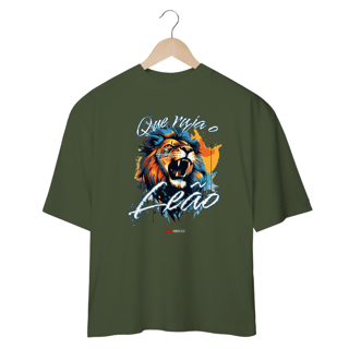 Nome do produto Série “Que Ruja o Leão” – A Voz da Vitória - Camiseta Oversized