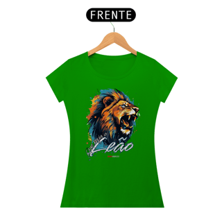 Nome do produto Série “Que Ruja o Leão” – A Força do Rei - Camiseta Feminina