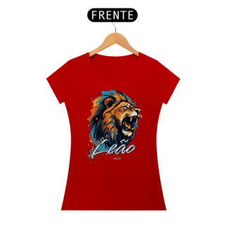 Nome do produto Série “Que Ruja o Leão” – A Força do Rei - Camiseta Feminina