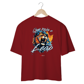 Nome do produto Série “Que Ruja o Leão” – A Voz da Vitória - Camiseta Oversized