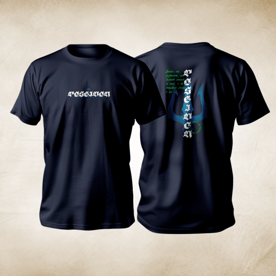 Camiseta - Poseidon halftone