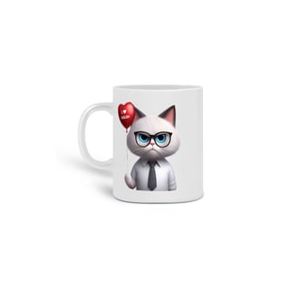 Nome do produto Caneca Gato I love English