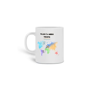 Nome do produto Caneca Viajar é a minha terapia