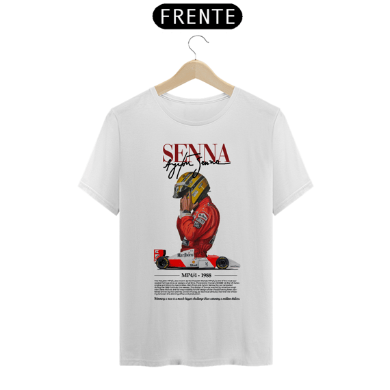 Camiseta Senna MP4/4 Branca