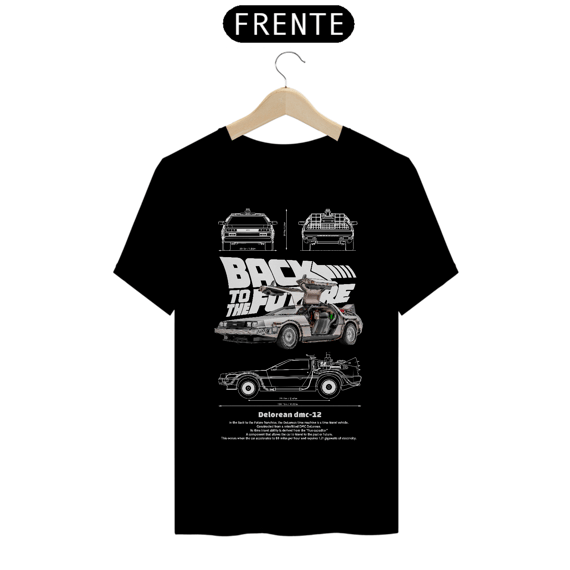 Camiseta Delorean Voador
