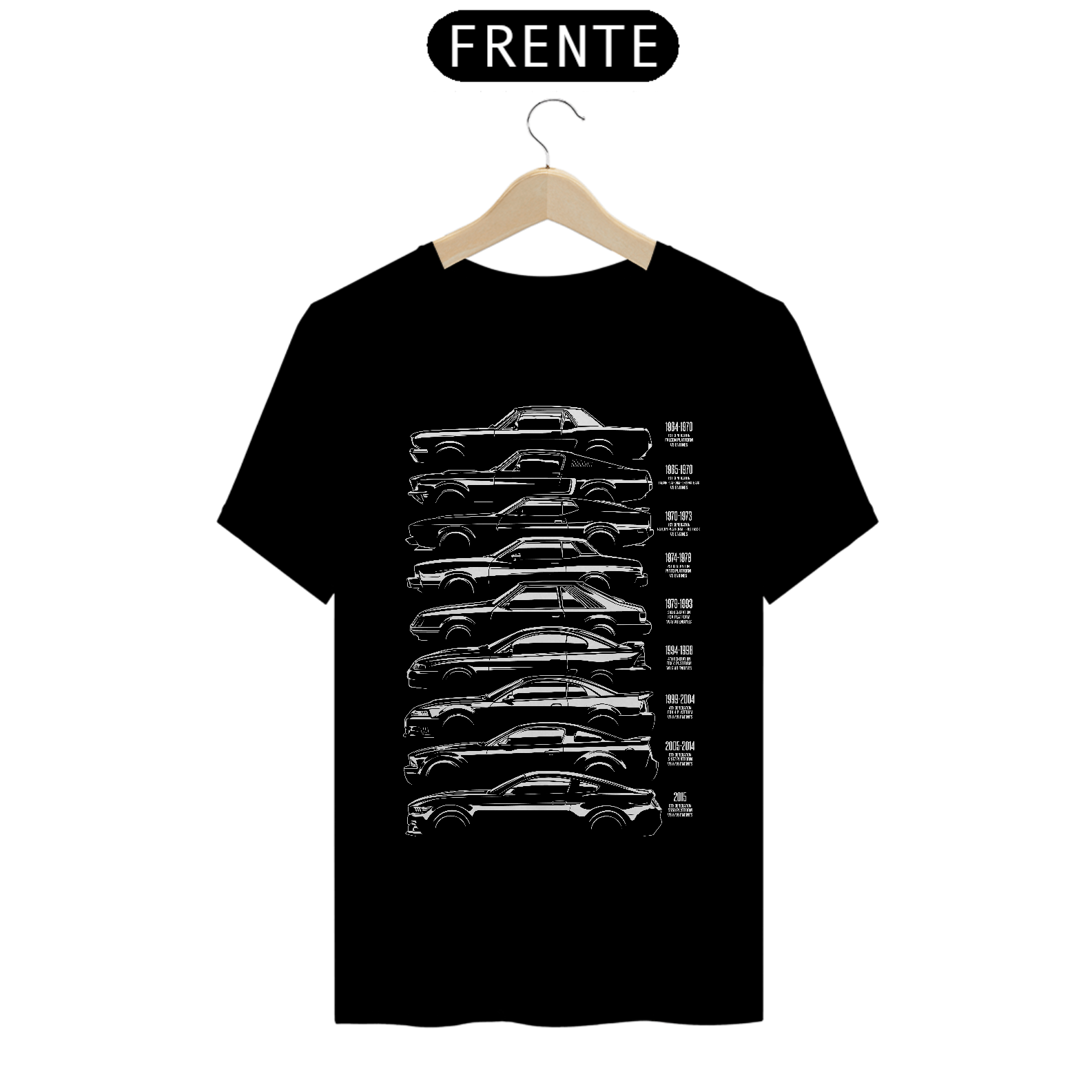 Camiseta Mustangs