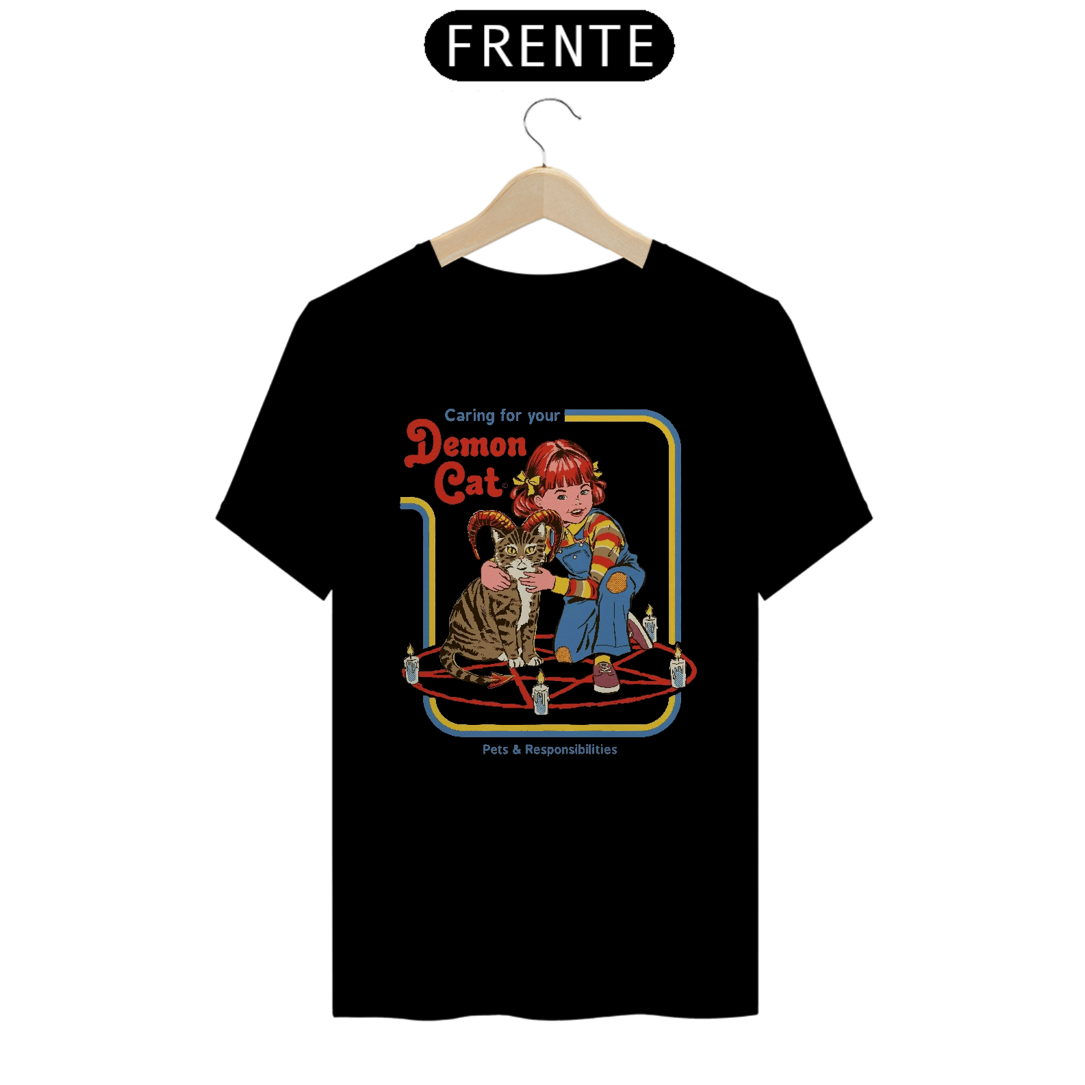 Camiseta Demon Cat
