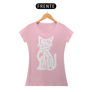 Nome do produto Camiseta Feminina Crazy Cat Lady