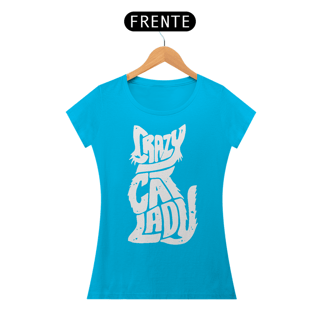 Nome do produto Camiseta Feminina Crazy Cat Lady