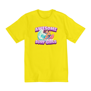 Nome do produto Camiseta Infantil - Awesome Surf Girls