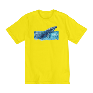 Nome do produto Camiseta Intantil  - Respeite as baleias