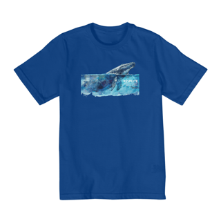 Nome do produto Camiseta Intantil  - Respeite as baleias