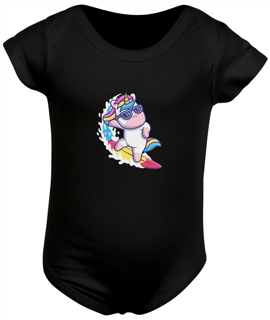 Nome do produto Body Infantil - Unicornio Surfista