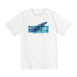 Nome do produto Camiseta Intantil  - Respeite as baleias